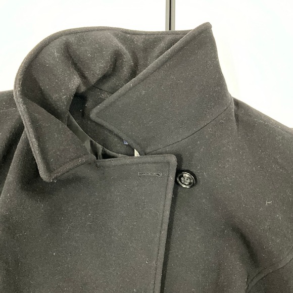 Women's Size 2X Croft & Barrow Lined Pea Coat/Jacket Black Double Breasted - Picture 7 of 8